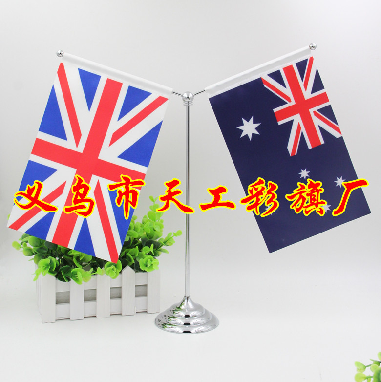 Factory direct sales of single-pole table flag stands, 30cm high, negotiation, custom-made flagpoles, production of colorful flags, supply of national flags pic 7