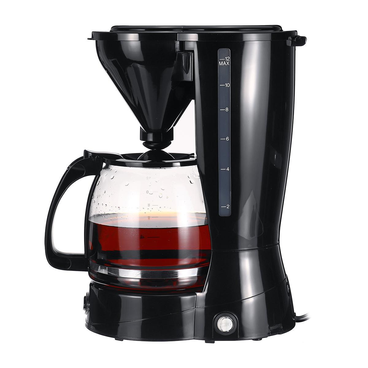 跨境滴漏式迷你咖啡机带壶家用办公室小型煮咖啡机 coffe maker详情5