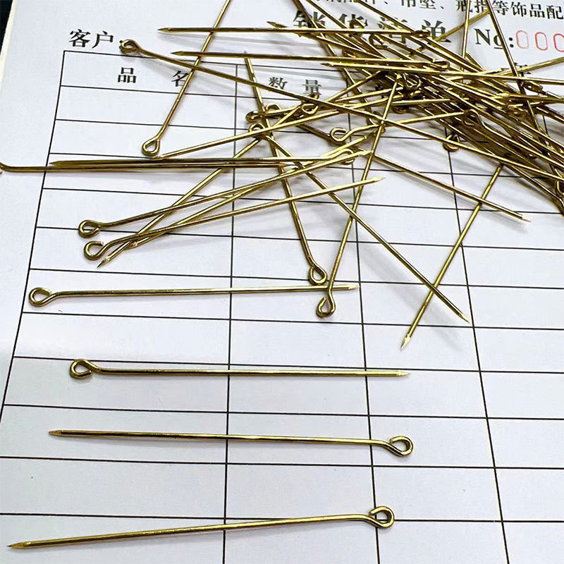 diy饰品配件材料9字针串珠配件批发九针耳环坠挂件项链吊坠九字针详情2