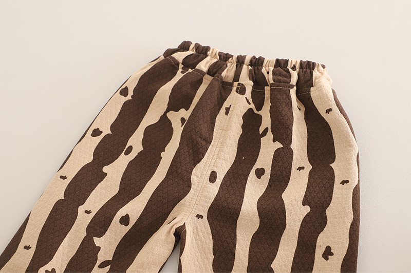 2025年童装春秋款儿童套装韩版休闲眼镜熊动物卫衣长袖两件套洋气详情15