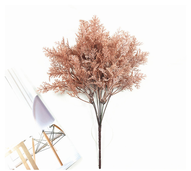 仿真7头迷雾花雾凇草喷色把束 婚庆仿真花植物家居装饰花厂家直销详情3