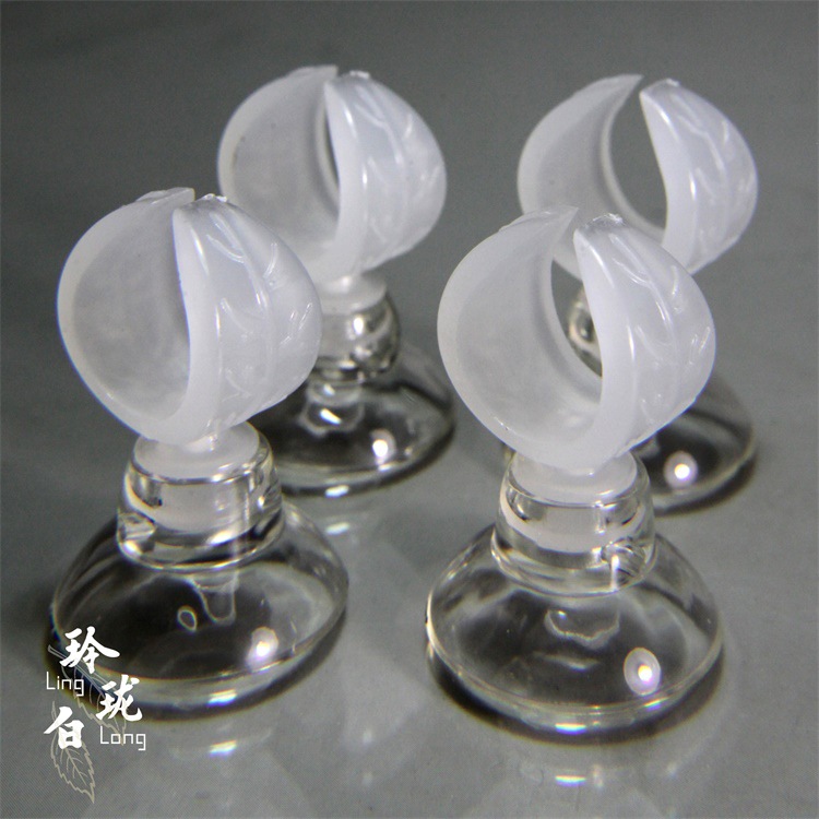 The fish tank and aquarium use leaf-shaped water pipe clamps to fix the filter bucket, flexible hose, heating rod, and feeding pipe for water inlet and outlet, etc pic 1