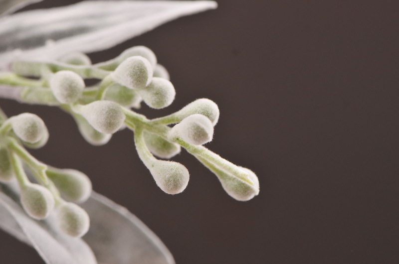 Dongli Flower Industry Factory Direct sales, wholesale of artificial flowers and fake flowers, 2-fork-scented green leaves, home decoration sample rooms, photography fake flower ornaments, one-piece consignment pic 11