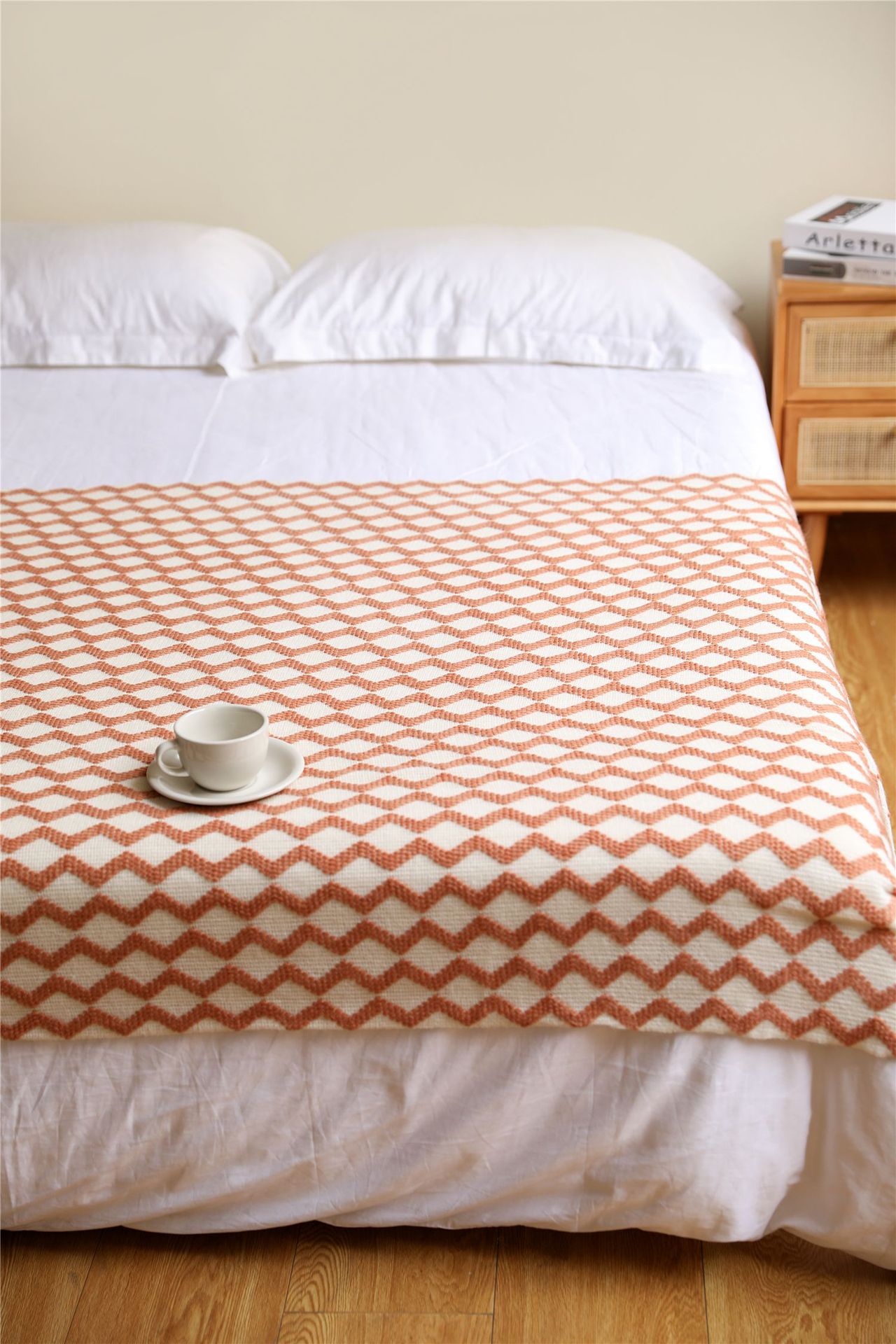 Knitted blankets, sofa blankets, cover blankets, bed tail blankets, summer office air conditioning blankets, nap blankets, small blankets wholesale pic 27