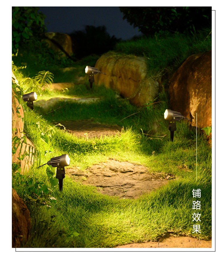 Cross-border new solar ground insert light, spotlight, outdoor ultra-bright waterproof lawn light, landscape garden and courtyard tree lighting light pic 27