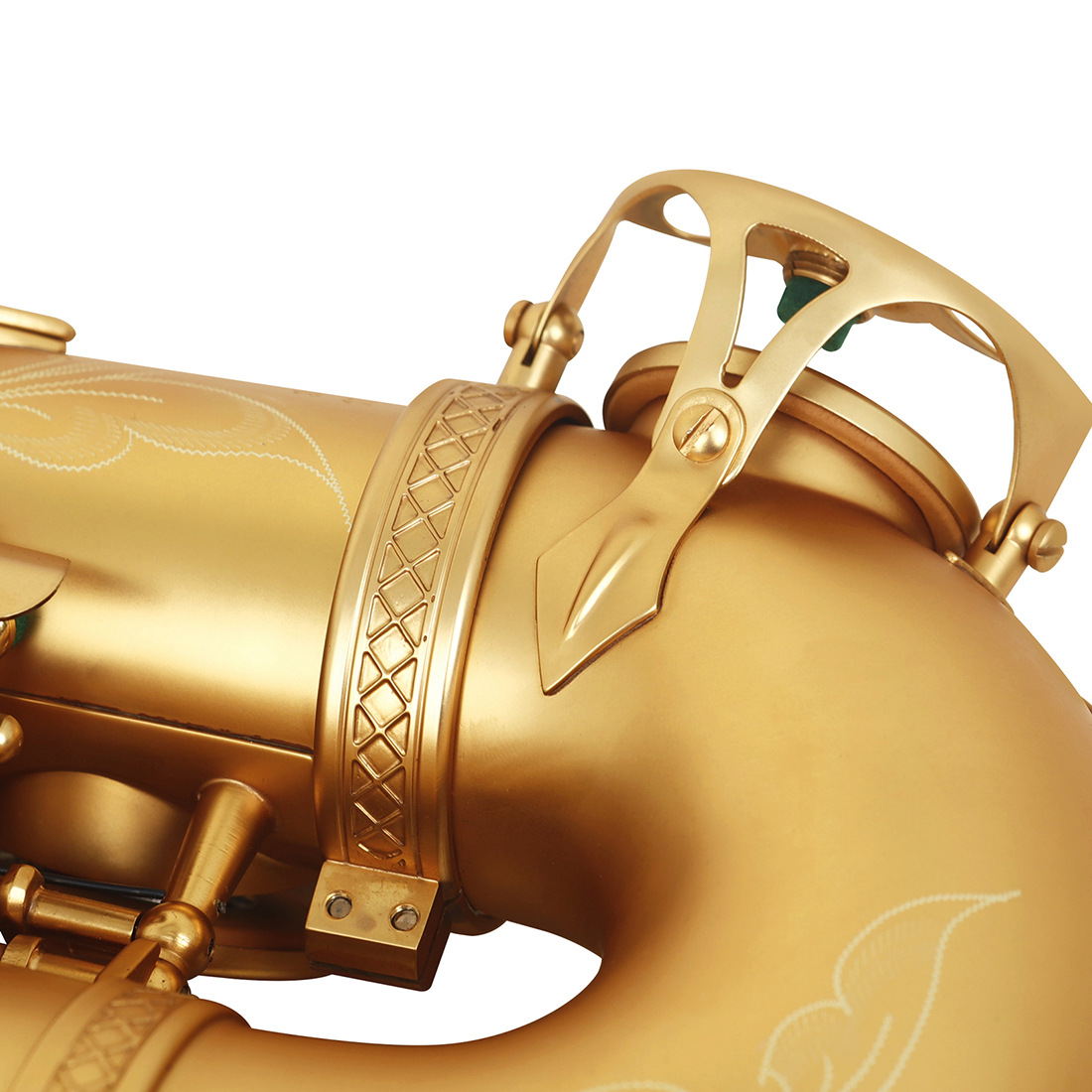 SLADE中音磨砂萨克斯套装黄铜管体初学者成人考级降e调萨克斯管详情31