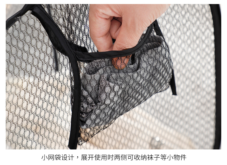 脏衣篮可折叠脏衣服收纳筐大号脏衣篓ins网格洗衣篮脏衣筐衣篓详情10