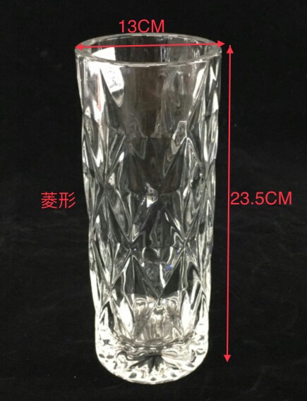 Yuxing Glass Large Glass Vase, transparent hydroponic decorative vessel, home living room lily and rose flower arrangement, hydroponic plant container pic 19