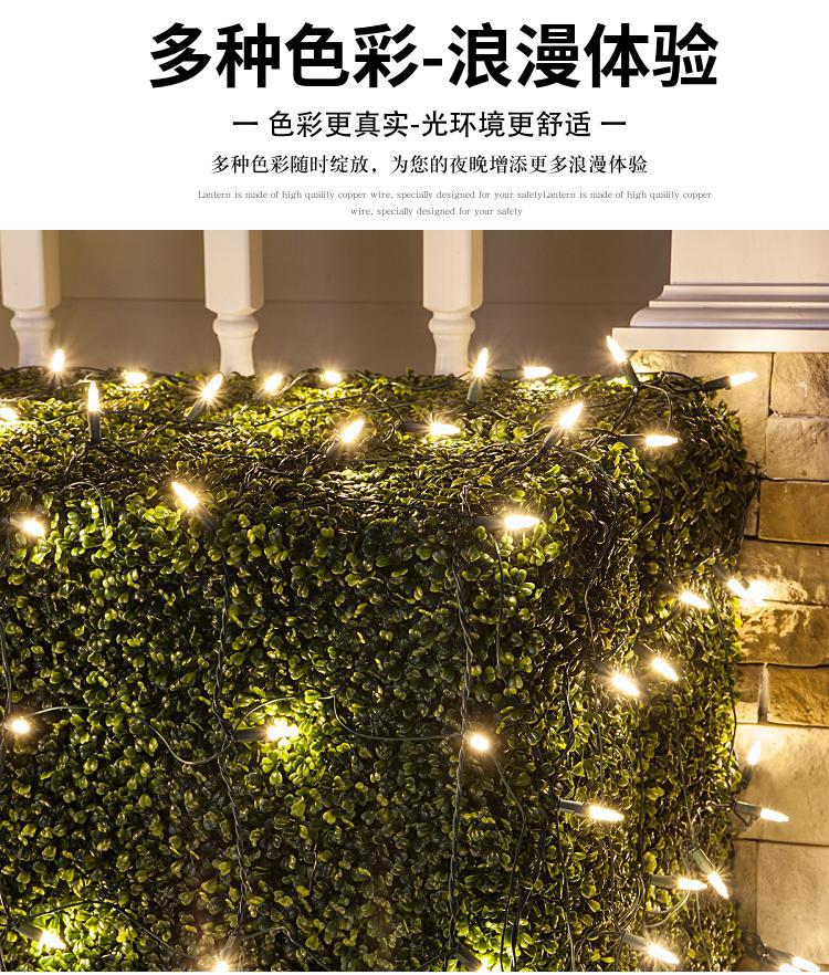 110V holiday light string, American-standard beer injection style holiday decoration, Christmas colorful ice lollies, UL standard light string color lights pic 1