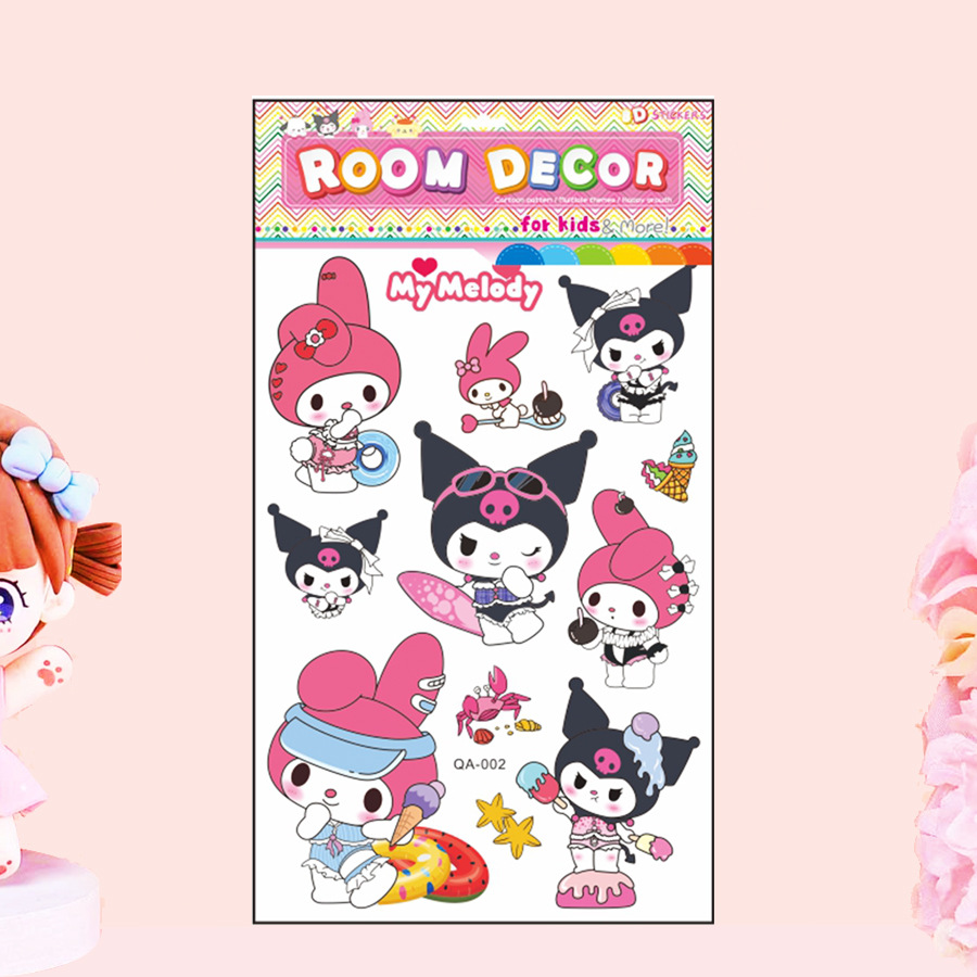 2024新款3D立体卧室客厅玻璃瓷砖装饰贴纸PVC卡通创意层层贴详情10