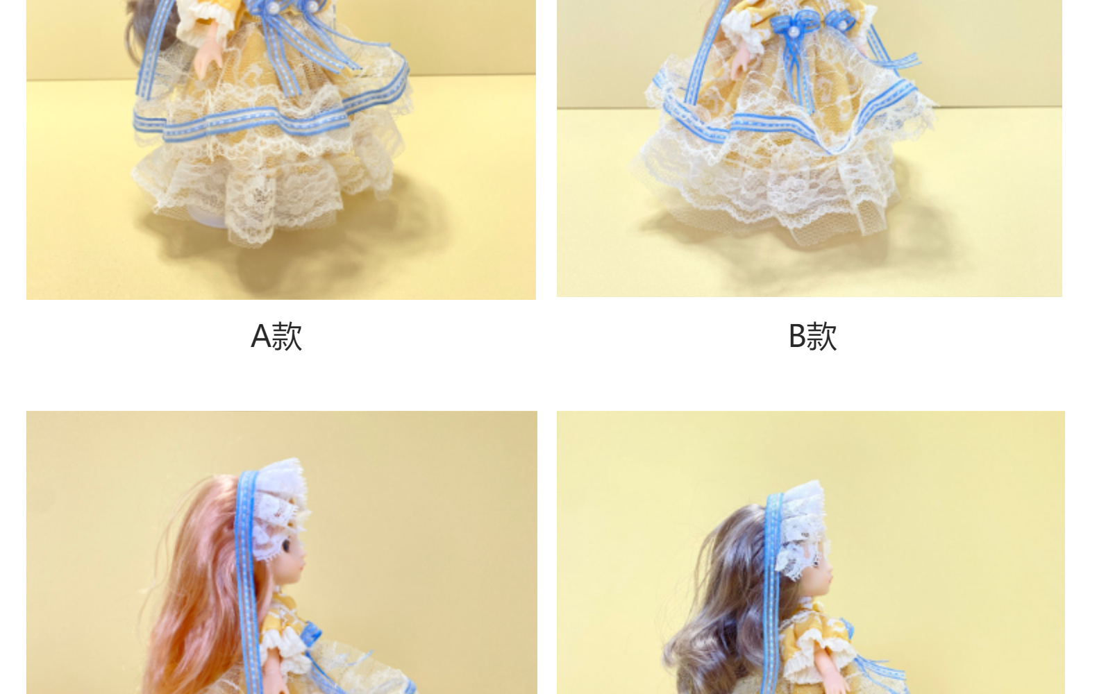 原创16cm宫廷洛丽塔娃娃会唱歌的萝莉BJD洋娃娃儿童手办公仔女孩详情5