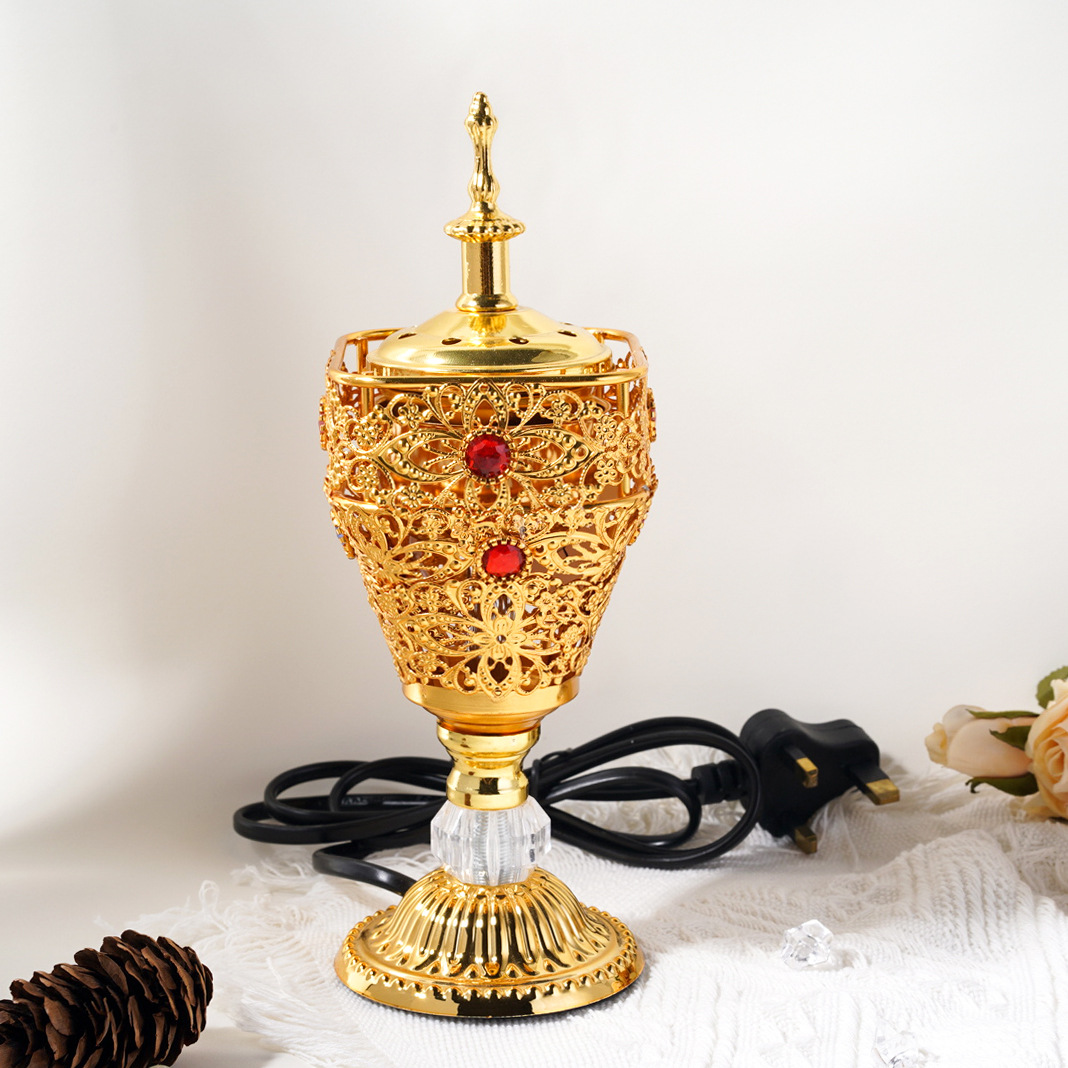 Electric incense burner Middle East Saudi Arabia southeast Asia Arab metal plug-in aroma diffuser pic 1