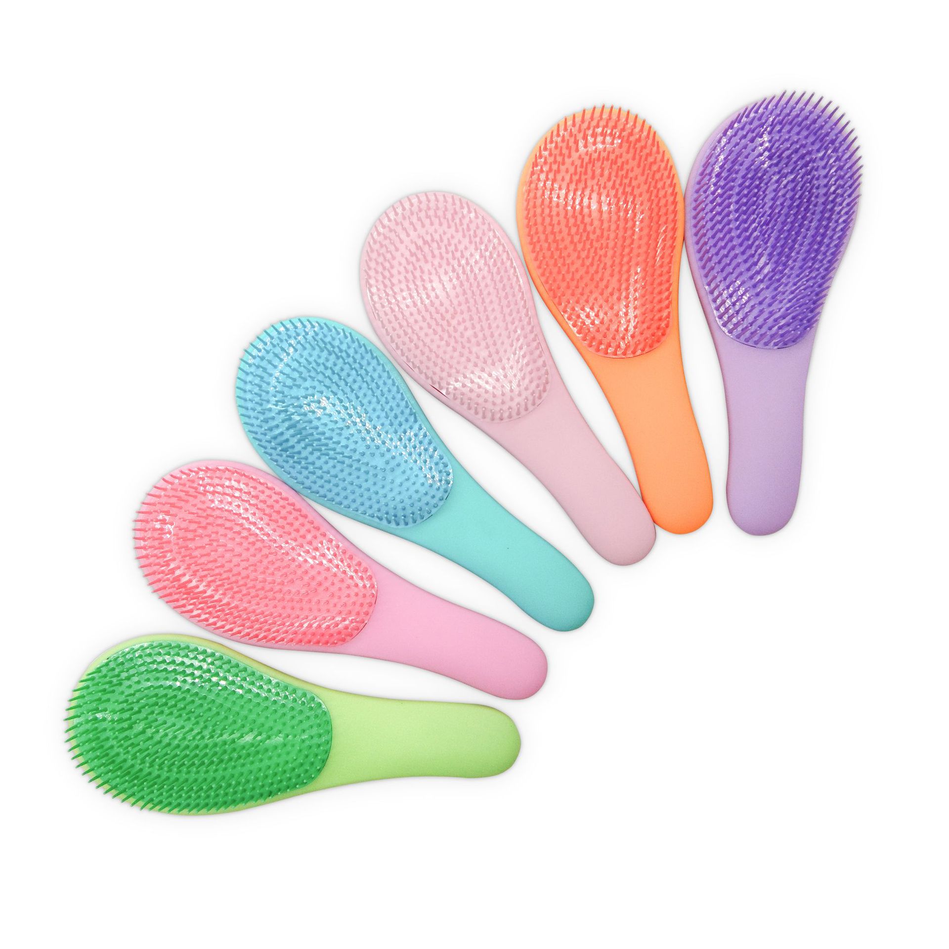 现货批发塑料气囊贵妇按摩梳美发卷发梳 顺发梳平底梳子方形梳详情3