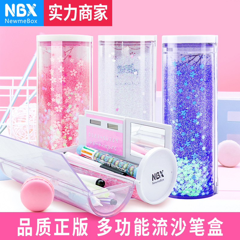 儿童减压转转笔盲盒中性笔创意旋转卡通可爱少女心造型学生解压笔详情16