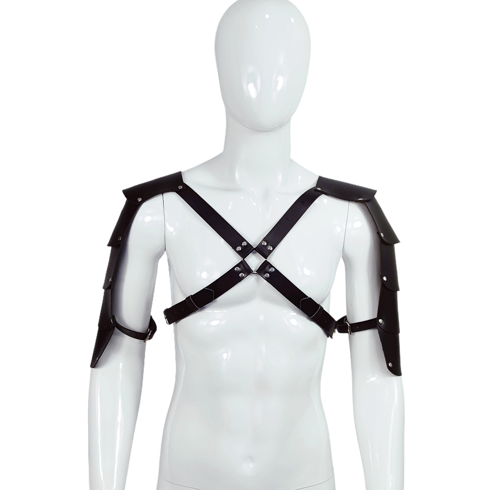 sm成人用品道具皮革束缚衣时尚服饰配件穿戴装备男用酒吧服饰详情4