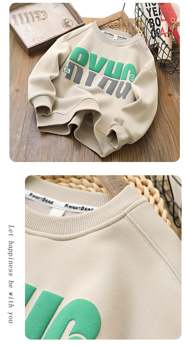 侠客熊童装男童加绒卫衣儿童外穿秋冬装新款加厚中大童保暖上衣潮详情19