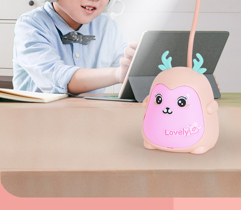 卡通USB企鹅台灯桌面学习台灯阅读灯床头灯学生礼品灯折叠LED台灯详情6