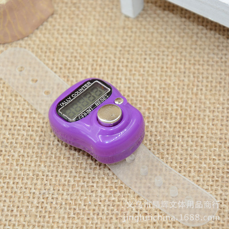 Factory direct sales of mixed-color mini finger electronic counter ring counter 1011 pic 5