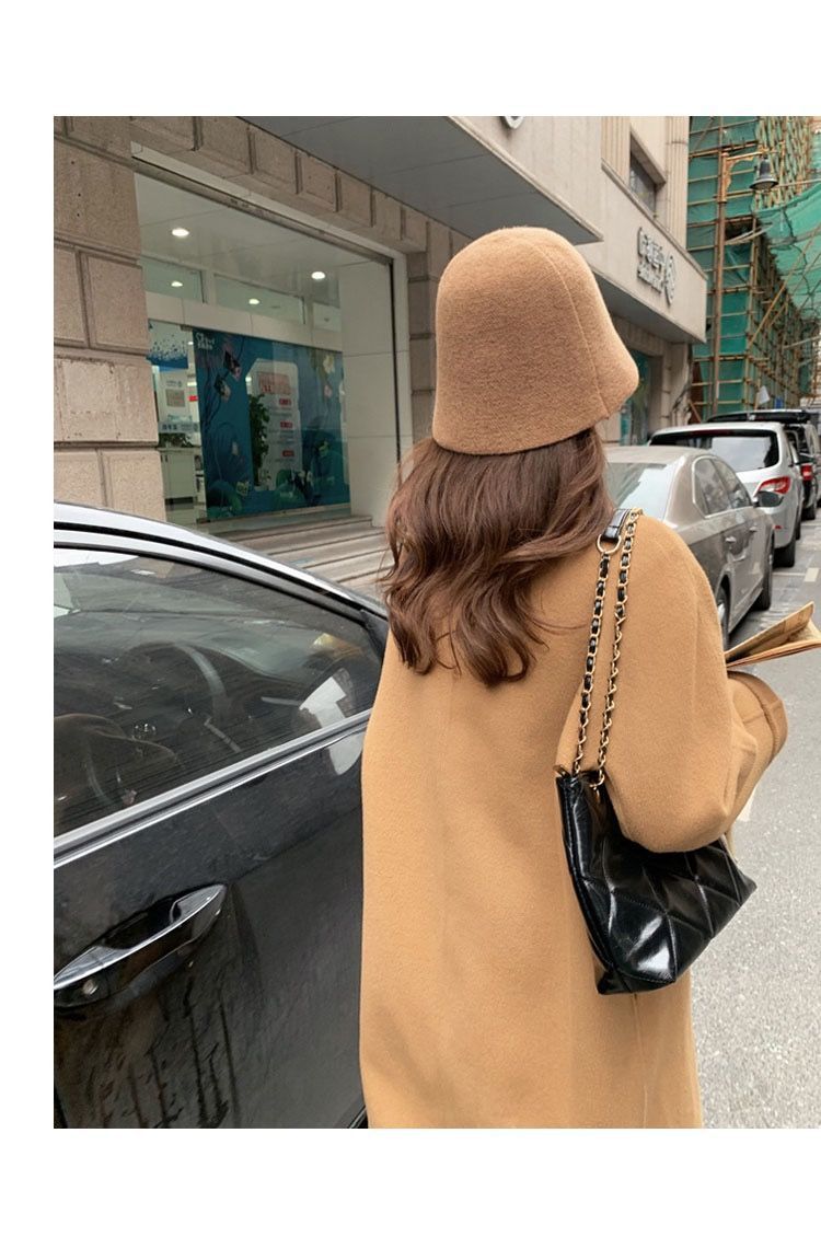 双面大衣女中长款2022新款韩版秋冬宽松洋气羊毛呢外套冬详情22