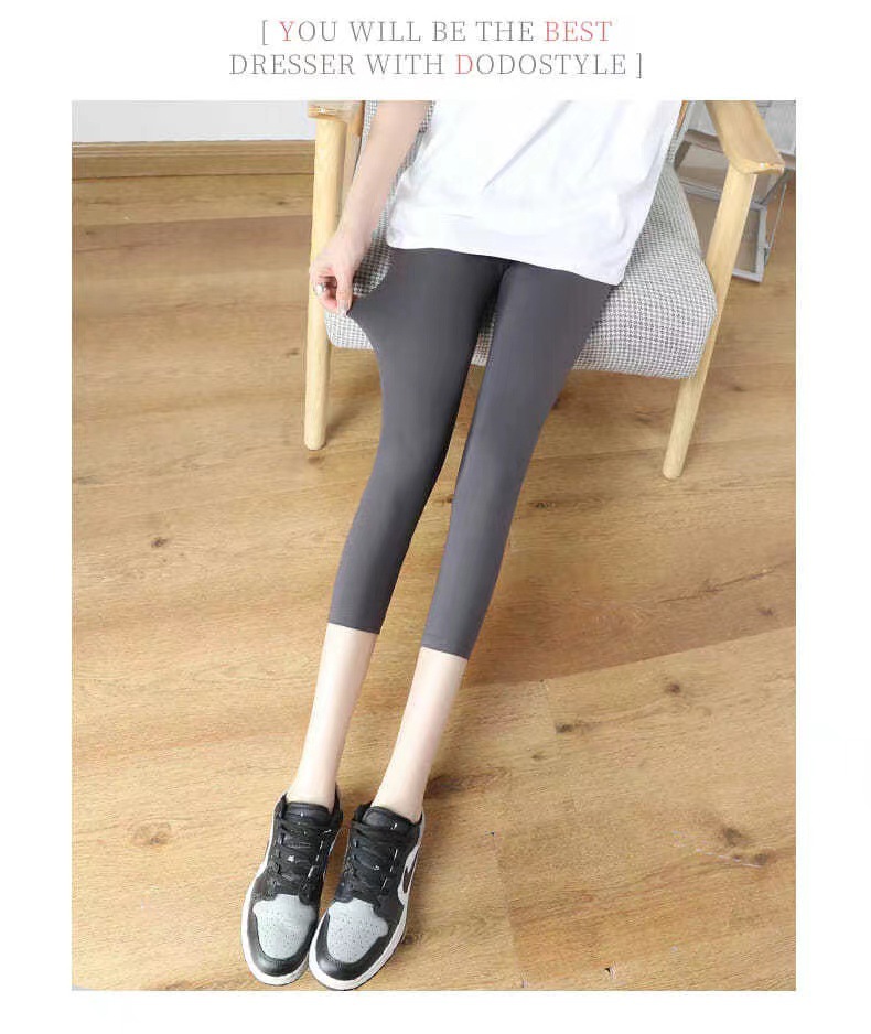 Seven-inch pants for women in summer, thin sharkskin five-inch pants, leggings, elastic tight, slimming and hip-lifting yoga pants pic 33