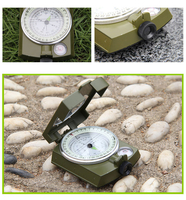 Wholesale American metal compass, high-end folding military standard, Military enthusiast K4580 multi-functional luminous compass pic 17