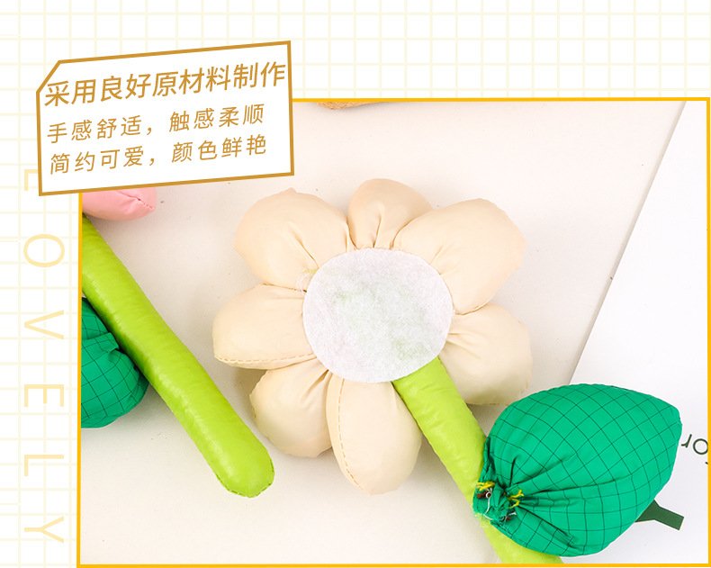 Wholesale of cute luggage, decorative accessories, diy small gifts, summer country-style tulip-colored flower brooches pic 6