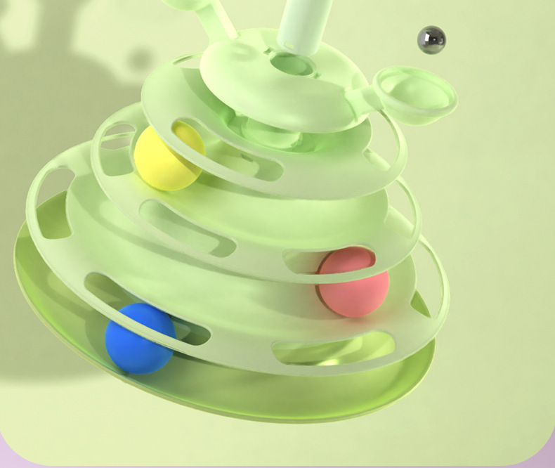 New pet toys: Cat spinning wheel, windmill, mint, feather, cat toy stick, track, play plate, cat toy pic 15