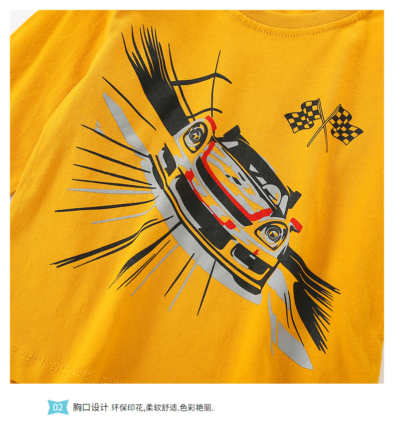 现货男童长袖T恤童装新品儿童男宝宝上衣休闲纯棉打底衫一件代发详情7