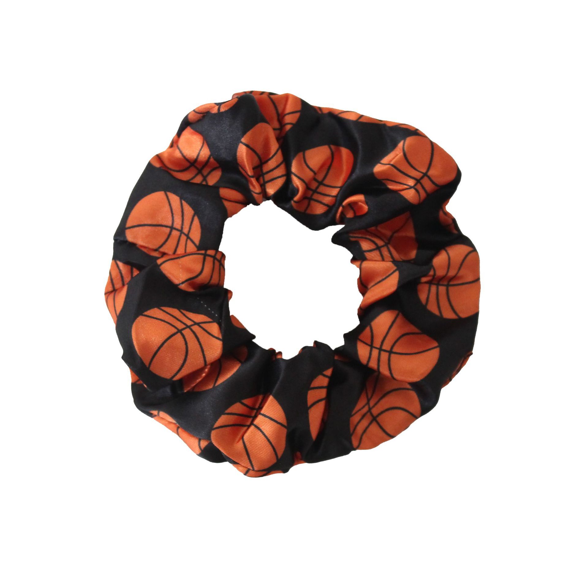 Wholesale of cross-border digital printed volleyball, football and basketball large intestine hair bands and fabric hair bands from Europe and America. Please provide your pictures and samples pic 25