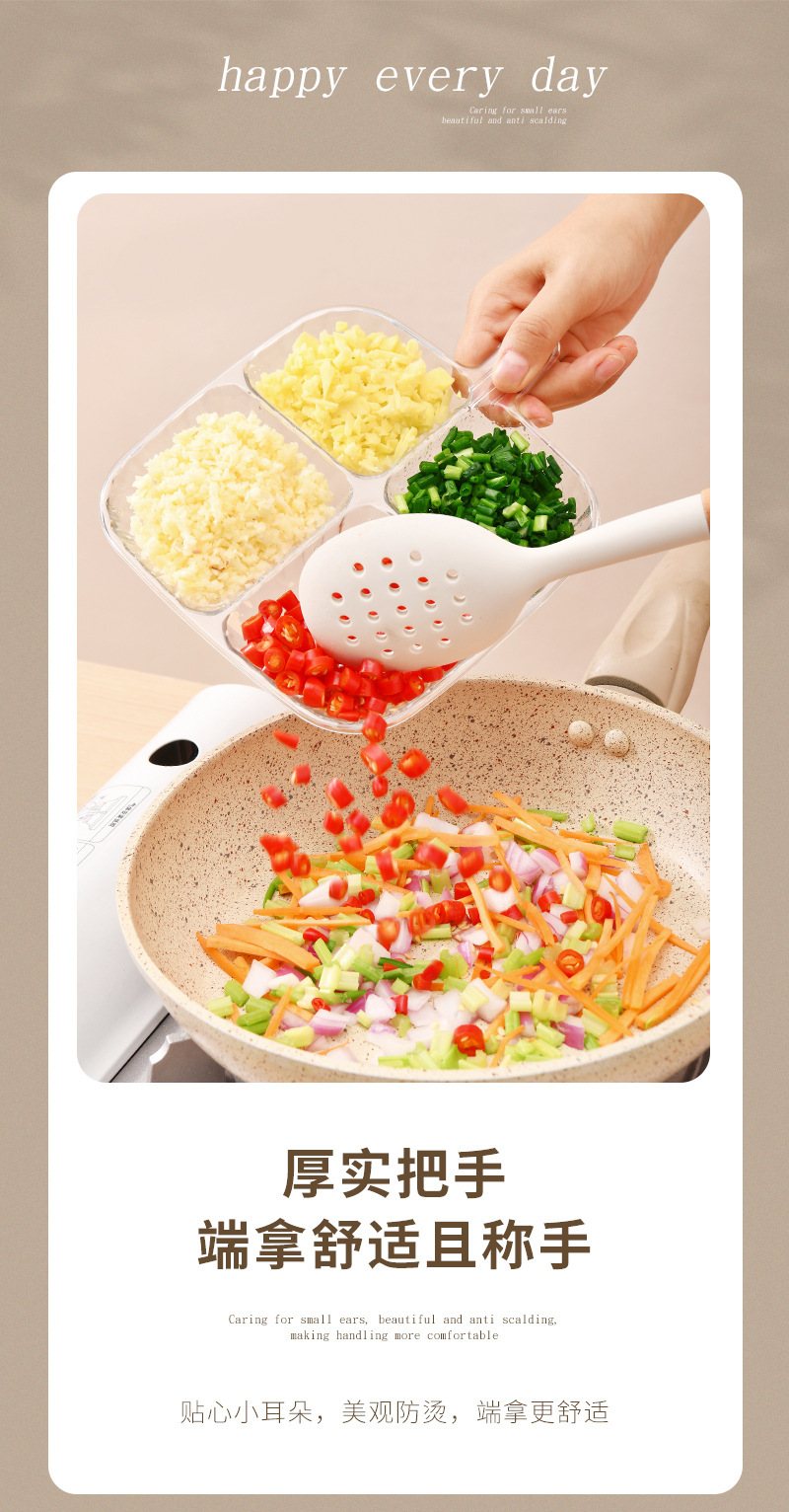 A household compartments serving plate with ingredients such as chopped scallions, ginger and garlic, a storage plate, kitchen utensils, a bone-spitting plate and a vinegar dish, multi-purpose pic 7