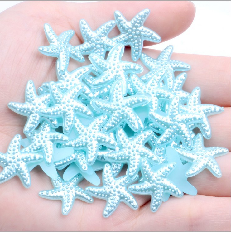 V140 Starfish 19mm ABS imitation pearl direct sales and wholesale from Yiwu factory pic 1