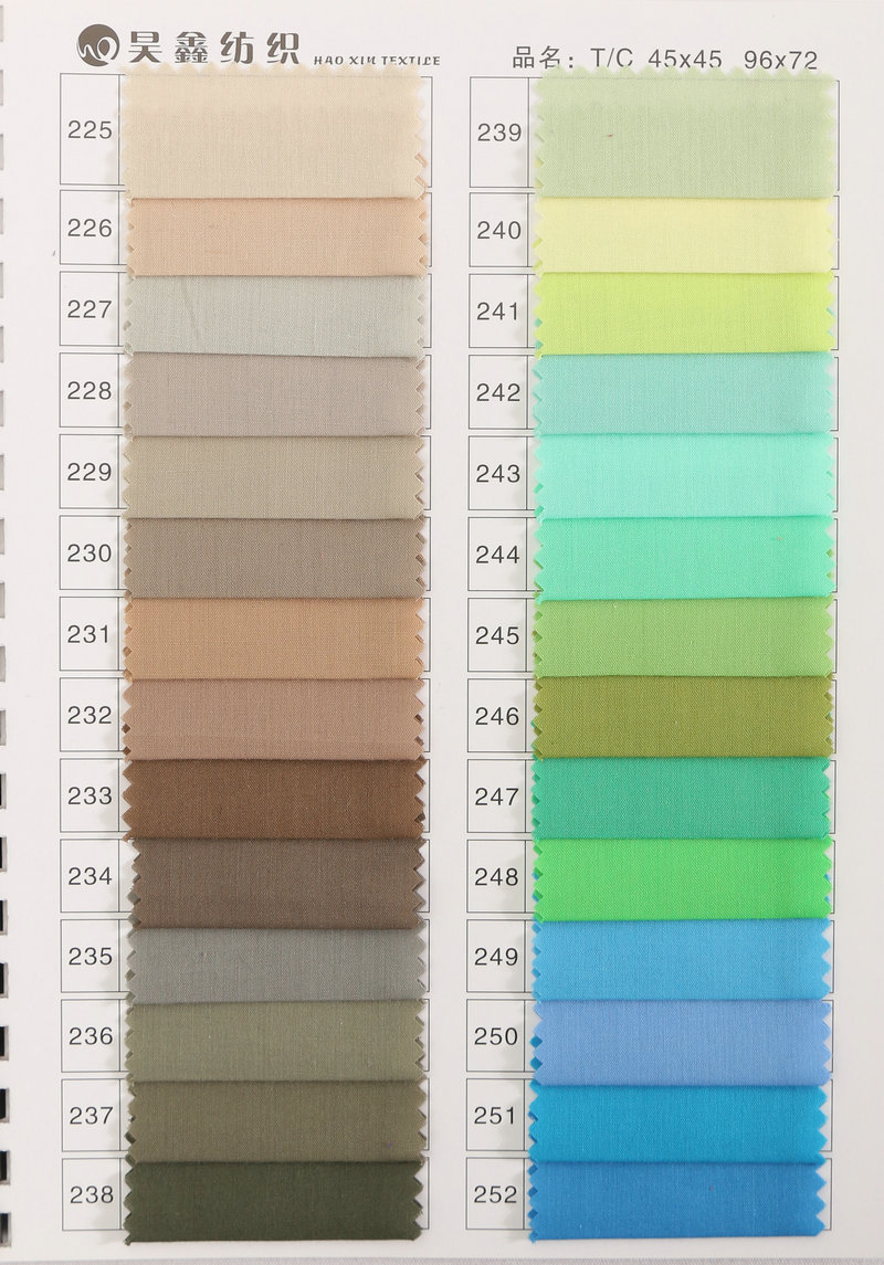 Wholesale TC plain weave polyester-cotton fabric 96*72 woven shirt pocket fabric, fashionable and accurate lining fabric pic 31