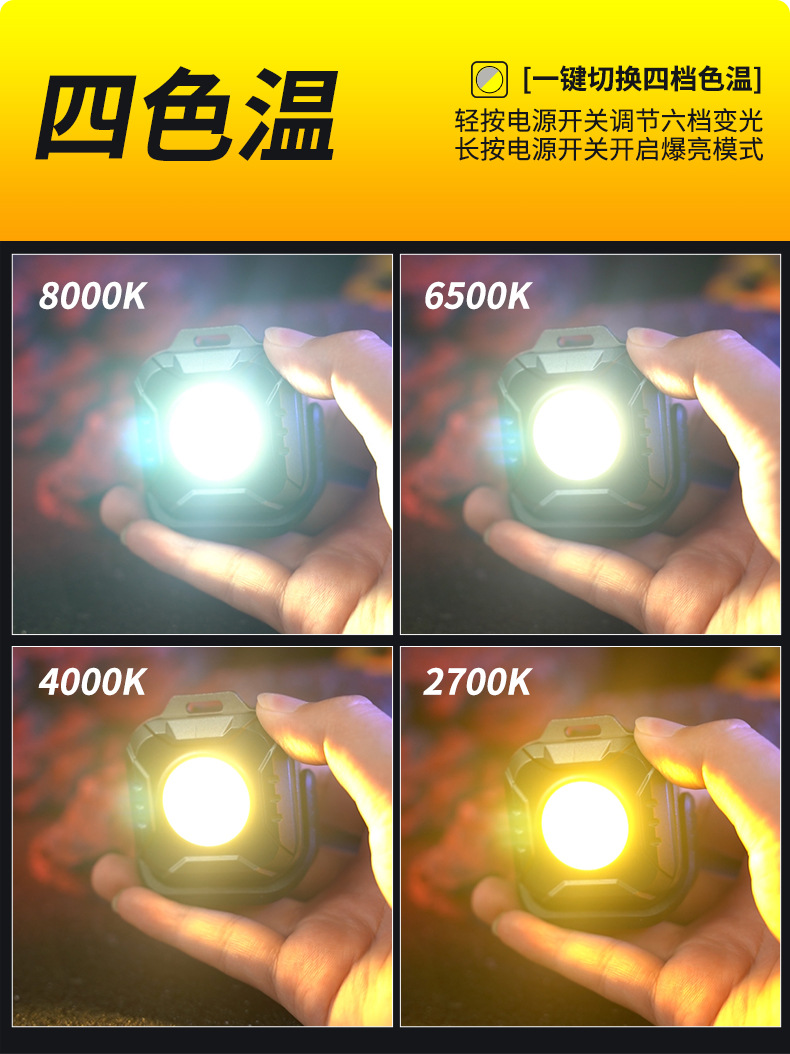 KXK-986工作灯电子灯野营户外露营灯应急SOS闪烁救援灯详情6