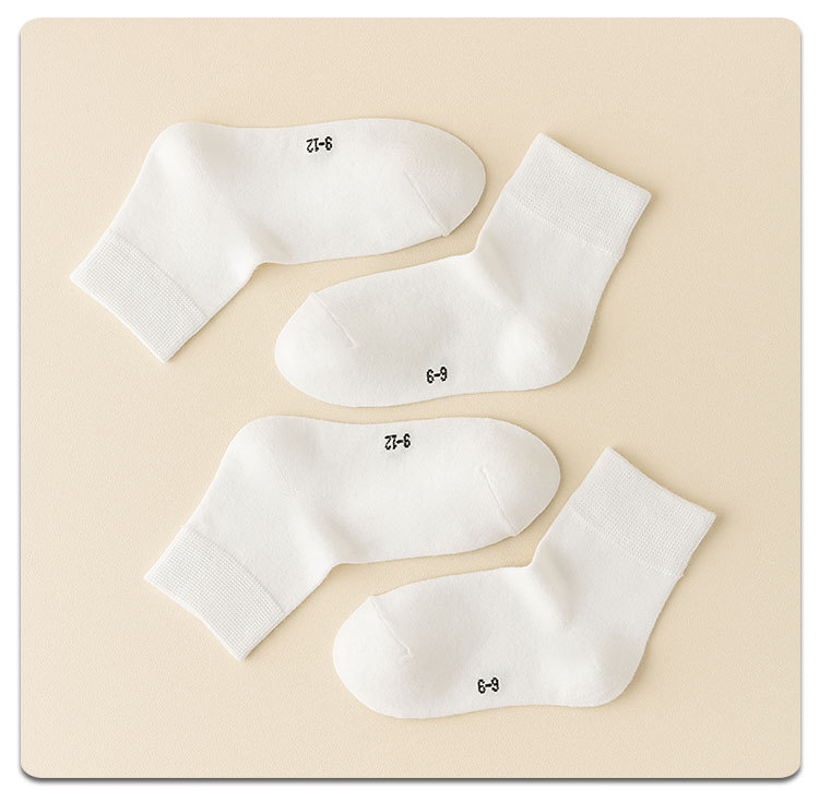 Calcetines stand one piece para el cabello calcetines de verano para niños calcetines blancos de algodón calcetines para niños y niñas calcetines para estudiantes primavera/otoño calcetines blancos versátiles medias medias one piece para el cabello pic 19