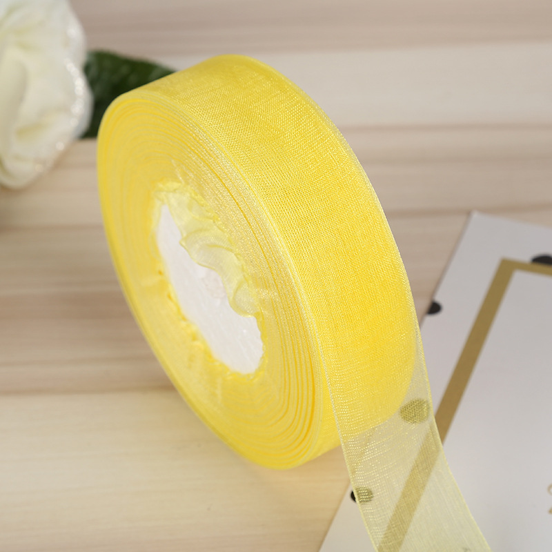 2.5cm ribbon DIY gift packaging tape, edge tape, red ribbon, silk ribbon, satin ribbon, wedding colorful ribbon pic 21