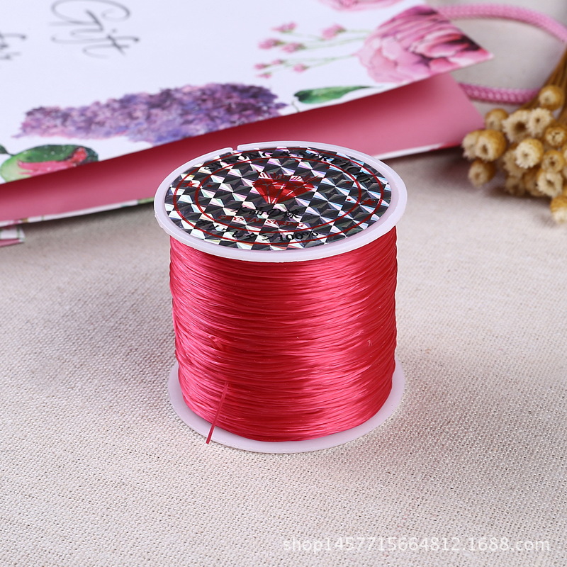 扁形水晶线佛珠弹力线松紧线diy手工编织手链串珠线绳子详情16