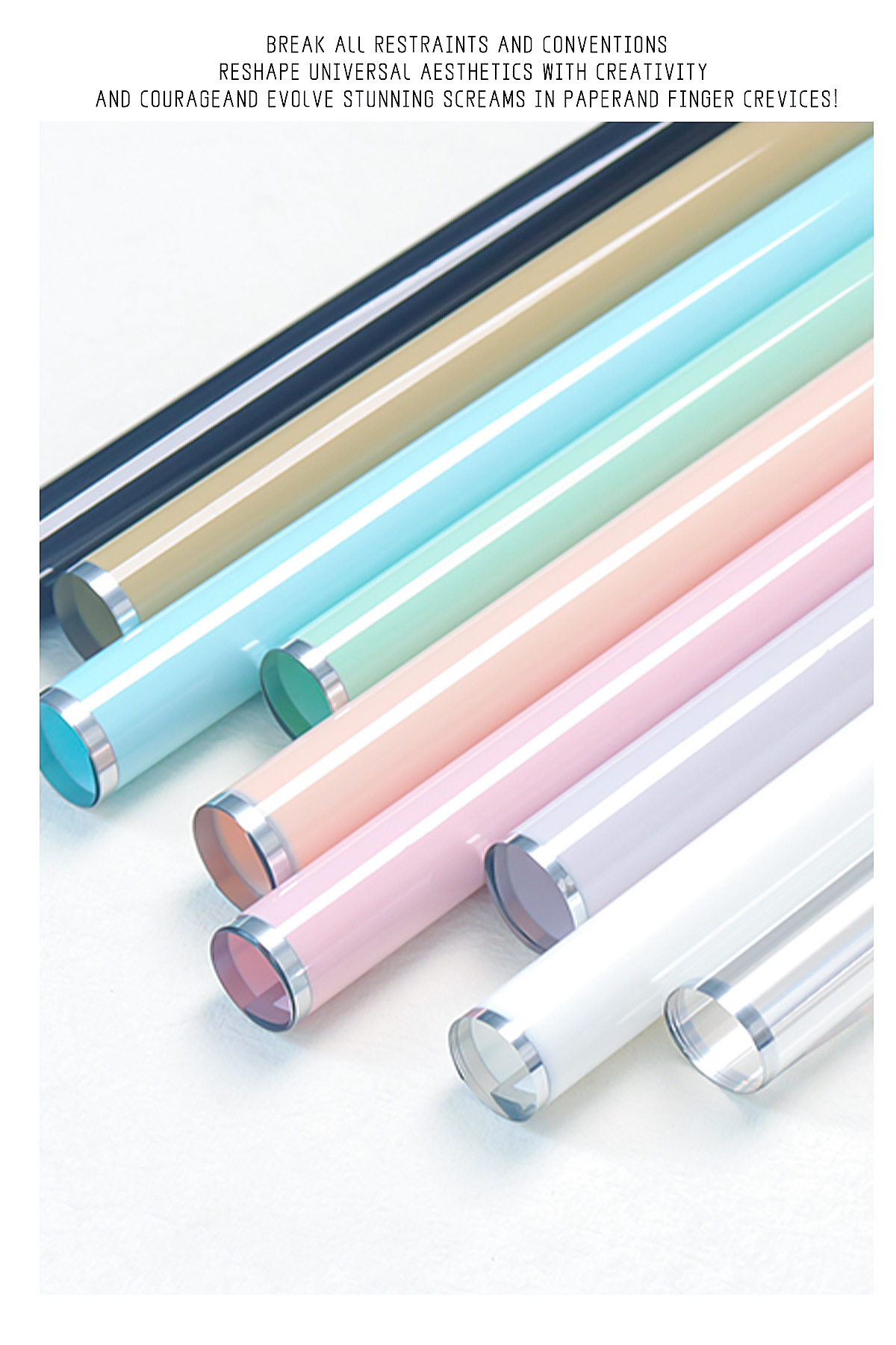 银边半透明银离子雾面纸防水果冻膜花束包装纸花店包花材料资材详情8