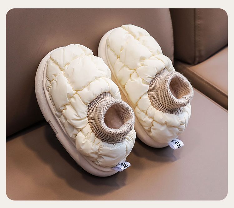 儿童棉拖鞋宝宝室内防滑软底居家棉鞋男女童室内保暖防水包跟棉鞋详情12