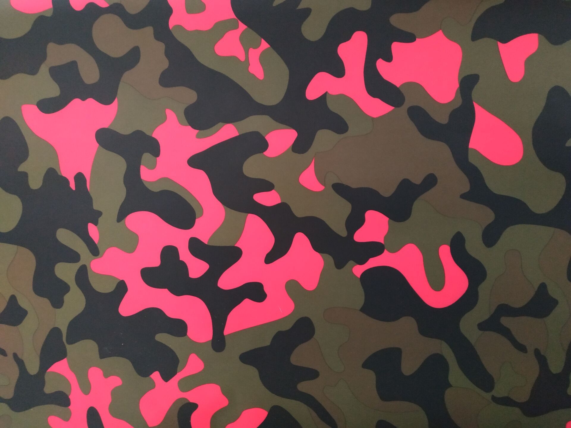 290 twill imitation nylon camouflage printing composite coating pu waterproof pic 4
