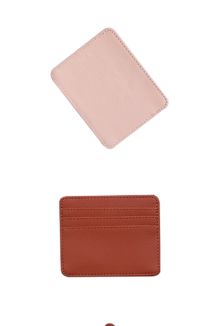 简约薄款大容量小型卡包多功能卡位男女精致皮革PU卡夹卡套批发详情8