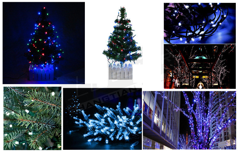 Solar light string 200LED Christmas light, decorative light string, garden light, lawn light, LED light string pic 6