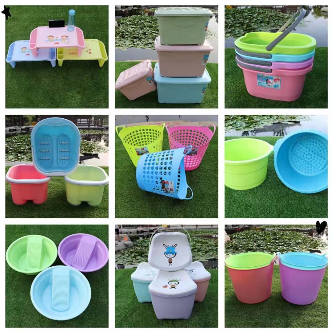 Wholesale of large quantities of hand-held storage baskets, clothing and sundries storage baskets, dirty clothes baskets, large hollowed-out dirty clothes baskets pic 14