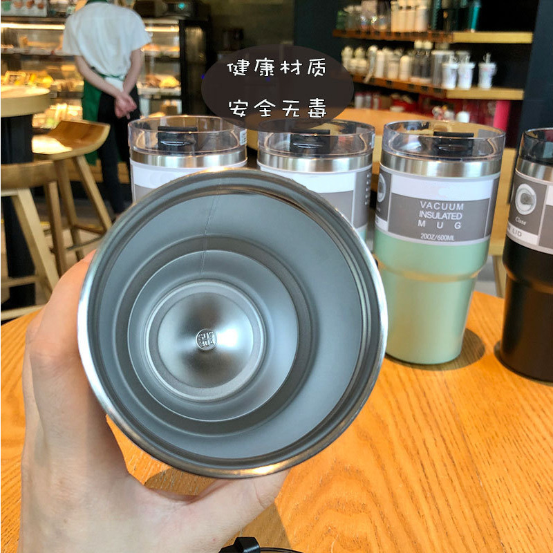 New cross-border 20 car cup, double-layer 304 stainless steel insulated cup, cold preservation ice cup, portable car coffee cup pic 20