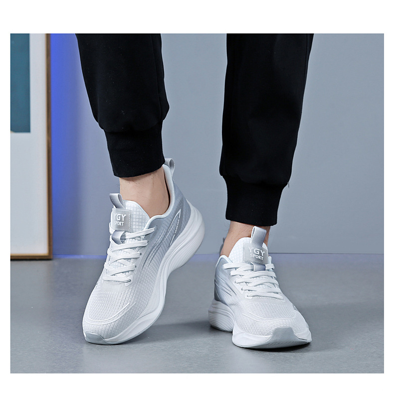 新款男女飞织网面鞋透气轻便跑步防滑运动鞋软底广场舞鞋健身鞋详情27