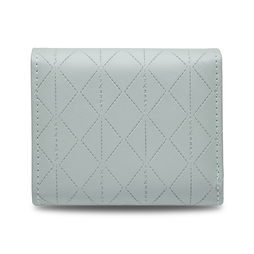 普瑞蒂钱包女新款日韩版小清新折叠搭扣拉链短款钱夹多功能零钱包详情12