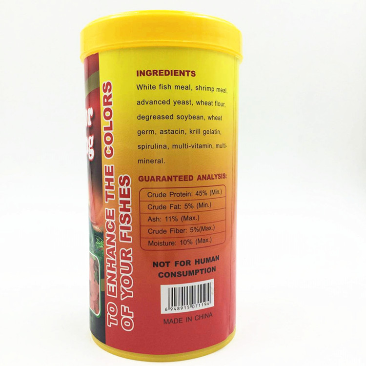 The manufacturer wholesals new export goldfish thin sheet color-enhancing and nutritious feed, koi fish food, and small ornamental fish food pic 31