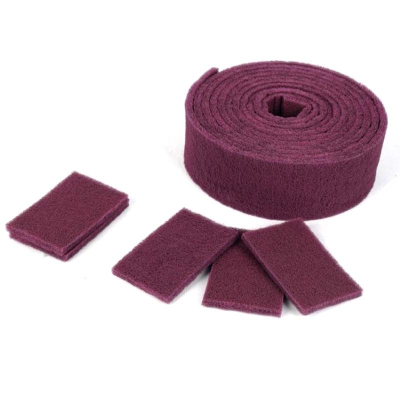 Supply 8698 industrial scouring pad, 7447 thickened grinding brushed cloth, emery grinding and polishing nylon scouring pad pic 13