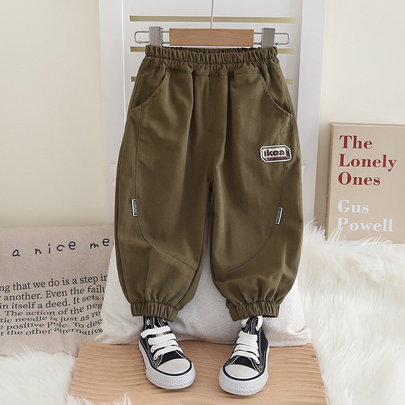 儿童裤子童装男童2024秋季新款批发 中小童男孩长裤 一件代发定制详情17