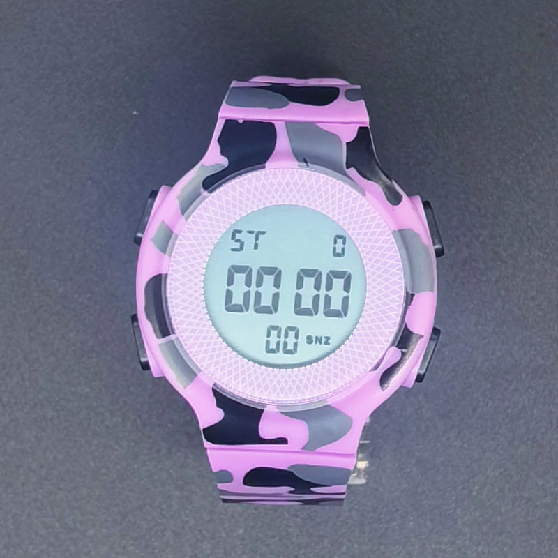 亚马逊爆款新品迷彩电子表男士学生户外运动多功能lLED电子手表详情4