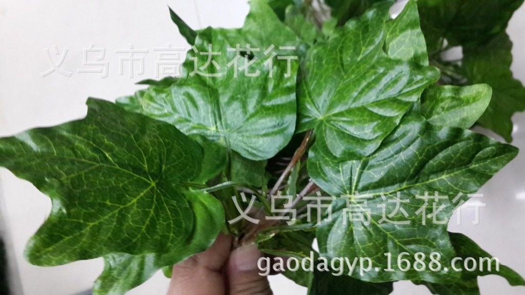 Artificial climbing ivy, artificial flower vine, artificial flower vine, wall-hanging plants, artificial sweet potato leaves pic 11